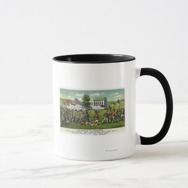 Battle of Lexington Scene Mug (Right)