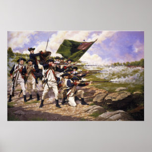 Battle of Long Island by Domenick D'Andrea Poster