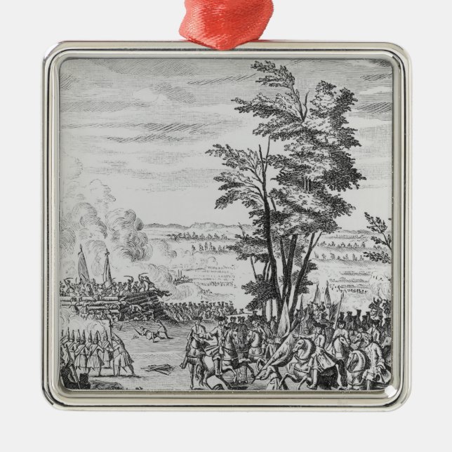 Battle of Malplaquet Metal Tree Decoration (Front)