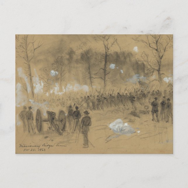 Battle of Missionary Ridge Postcard (Front)