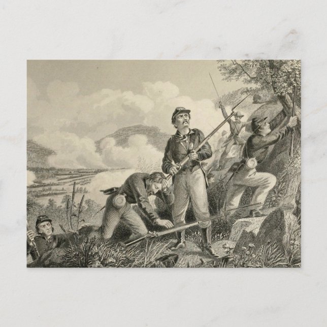 Battle of Missionary Ridge Postcard (Front)