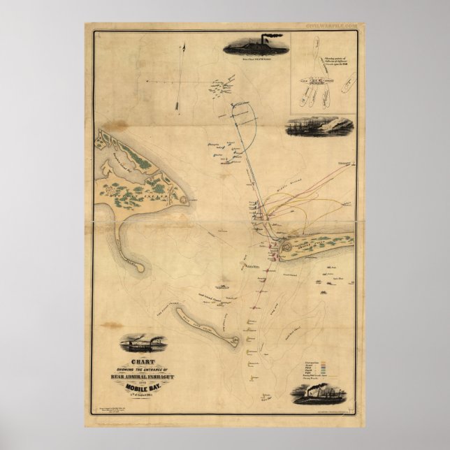 Battle of Mobile Bay Poster (Front)