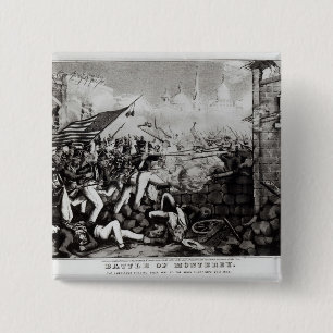 Battle of Monterey 15 Cm Square Badge