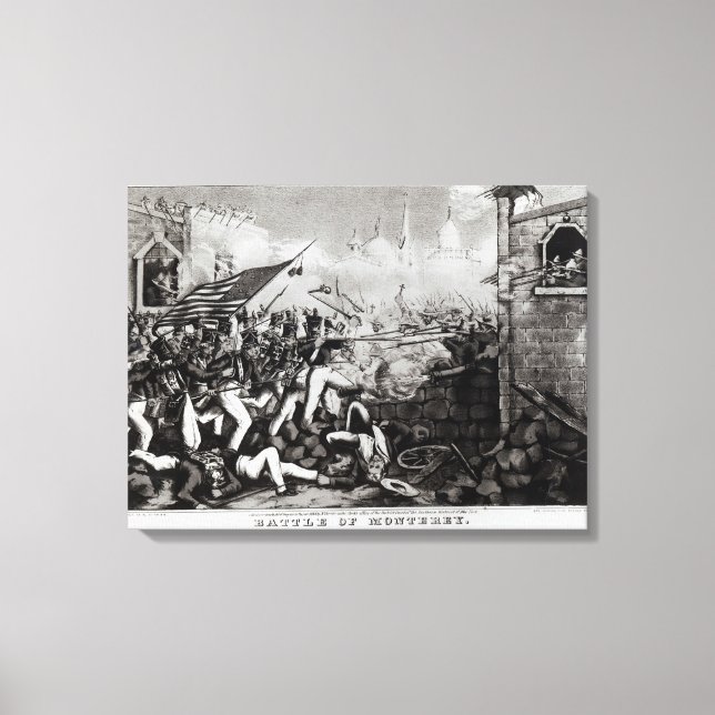 Battle of Monterey Canvas Print (Front)