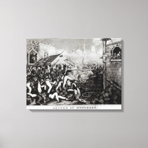 Battle of Monterey Canvas Print