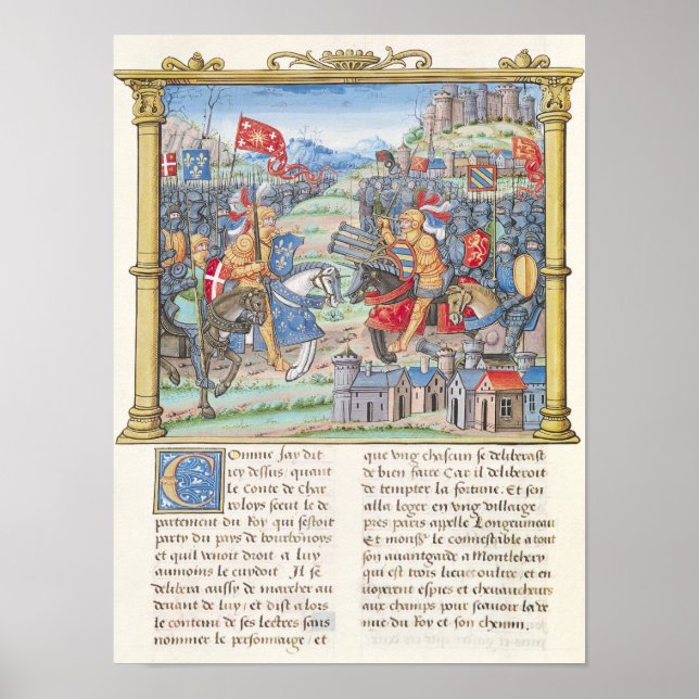 Battle of Montlhery Poster (Front)