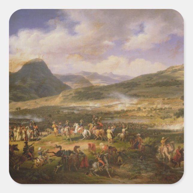 Battle of Mount Thabor, 16th April 1799, 1808 Square Sticker (Front)