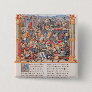 Battle of Nancy in 1477 15 Cm Square Badge