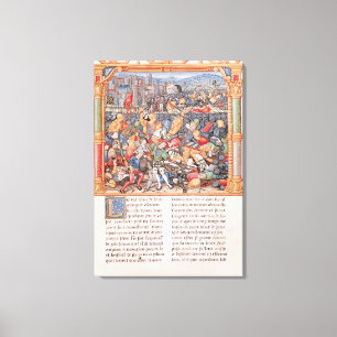 Battle of Nancy in 1477 Canvas Print