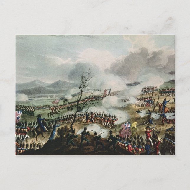 Battle of Nivelle,engraved by Thomas Postcard (Front)