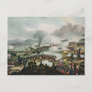 Battle of Nivelle,engraved by Thomas Postcard