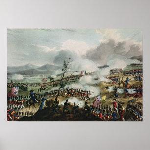 Battle of Nivelle,engraved by Thomas Poster