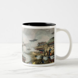 Battle of Nivelle,engraved by Thomas Two-Tone Coffee Mug