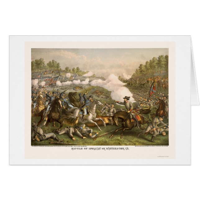 Battle of Opequan by Kurz and Allison 1864 (Front Horizontal)