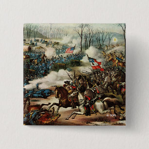 Battle of Pea Ridge 15 Cm Square Badge