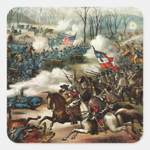 Battle of Pea Ridge Square Sticker