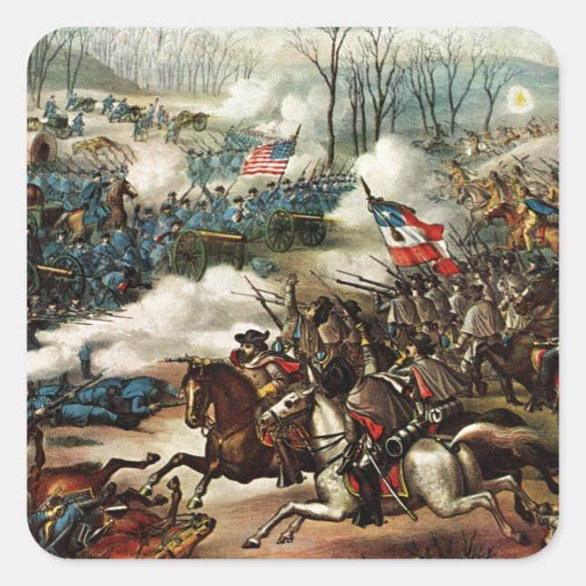 Battle of Pea Ridge Square Sticker (Front)