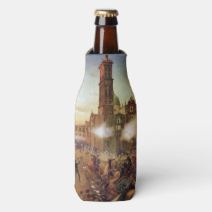 Battle of Puebla Mexican History Bottle Cooler