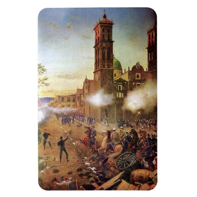 Battle of Puebla Mexican History Magnet (Vertical)
