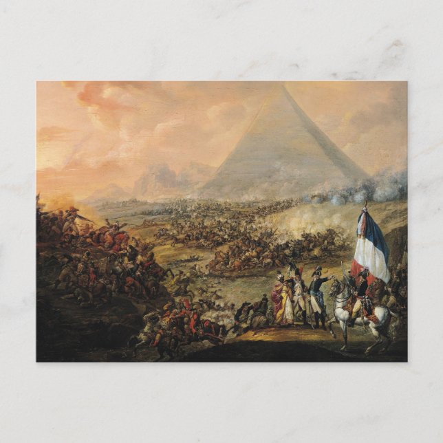 Battle of Pyramids, 21 July 1798 Postcard (Front)