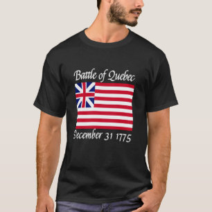 Battle of Quebec City Flag Revolutionar War Decemb T-Shirt