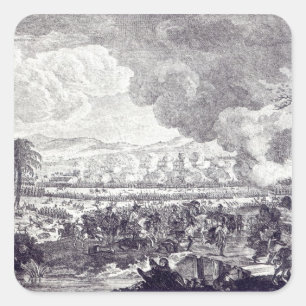 Battle of Rossbach, November 5th 1757 Square Sticker