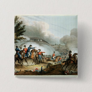 Battle of Salamanca,etched by J. Clarke 15 Cm Square Badge