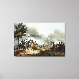 Battle of Salamanca,etched by J. Clarke Canvas Print