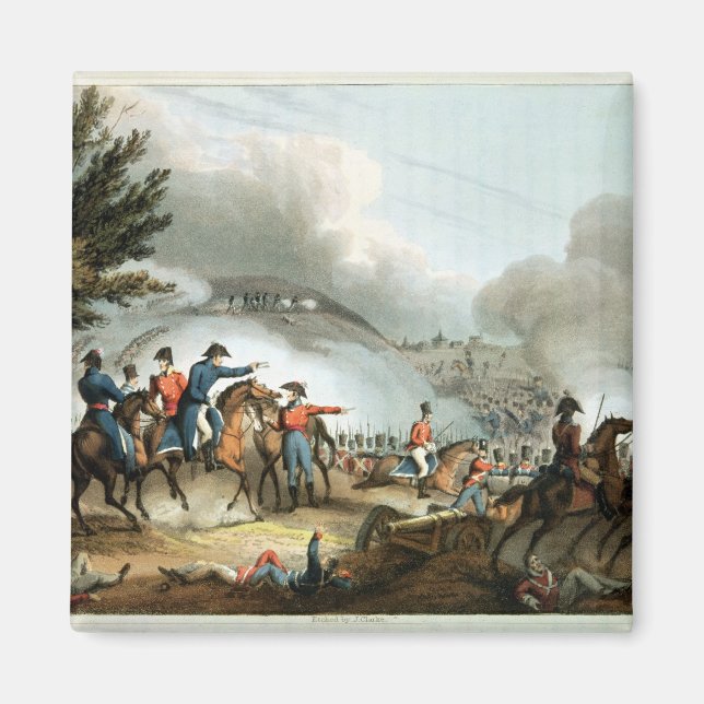 Battle of Salamanca,etched by J. Clarke Magnet (Front)