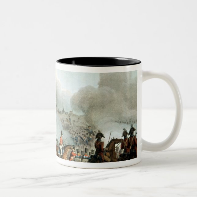 Battle of Salamanca,etched by J. Clarke Two-Tone Coffee Mug (Right)
