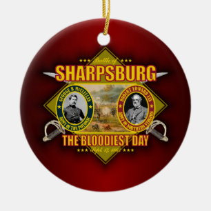 Battle of Sharpsburg (Antietam) Ceramic Tree Decoration