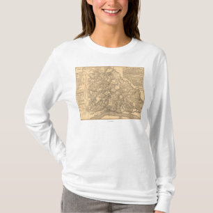 Battle of Shiloh - Civil War Panoramic Map 3 T-Shirt