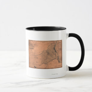 Battle of Shiloh - Civil War Panoramic Map 5 Mug