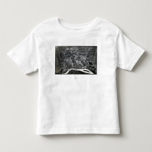 Battle of Shiloh - Civil War Panoramic Map Toddler T-Shirt