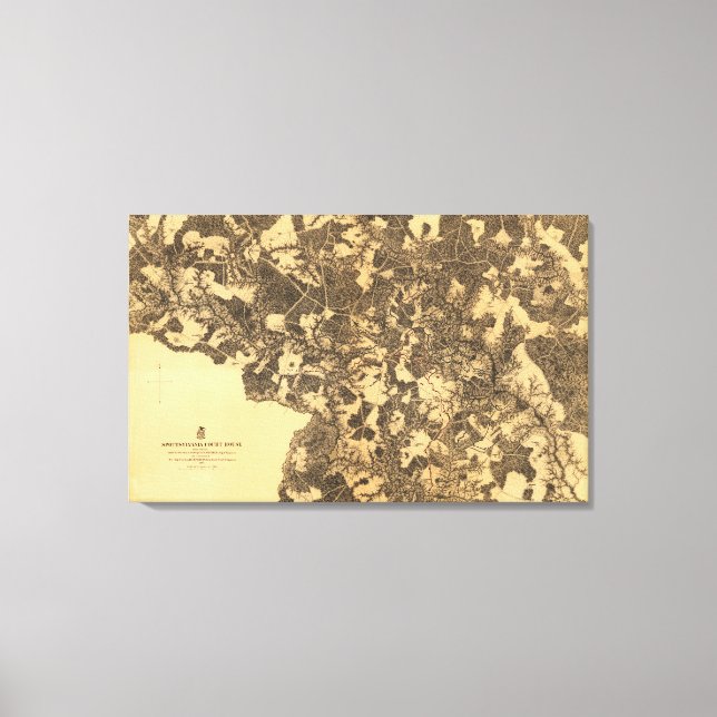 Battle of Spotsylvania Court House 2 Canvas Print (Front)