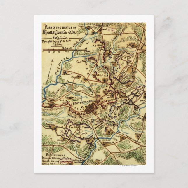 Battle of Spotsylvania Court House Postcard (Front)