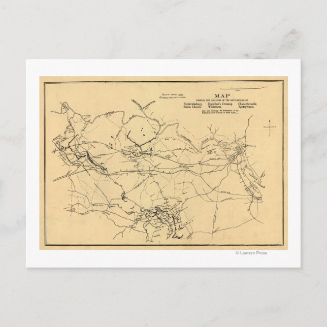 Battle of Spotsylvania Court House Postcard (Front)