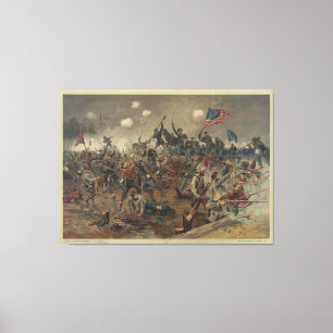 Battle of Spottsylvania by L. Prang & Co. (1887) Canvas Print