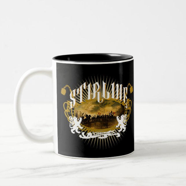 Battle of Stirling Bridge  Two-Tone Coffee Mug (Left)