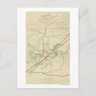 Battle of Stones River - Civil War Panoramic Postcard