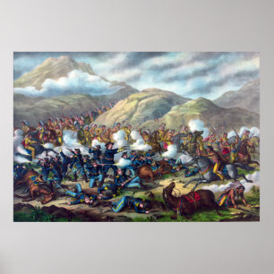 Battle of the Big Horn Custer's Last Stand Poster