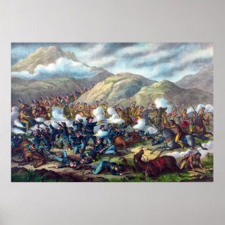Battle of the Big Horn Custer's Last Stand Poster