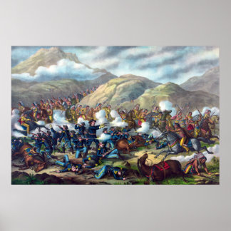 Battle of the Big Horn Custer's Last Stand  Poster