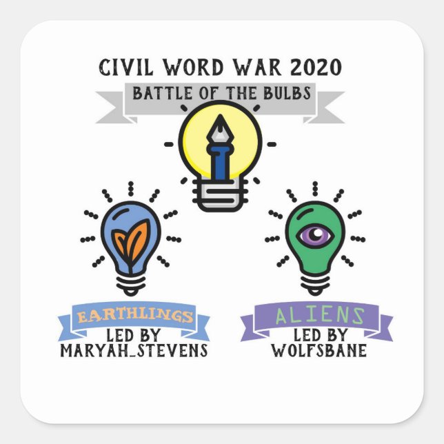 Battle of the Bulbs STICKER (Front)