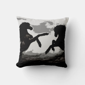 Battle of the Horses - Equine Art Cushion