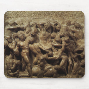 Battle of the Lapiths and Centaurs by Michelangelo Mouse Mat