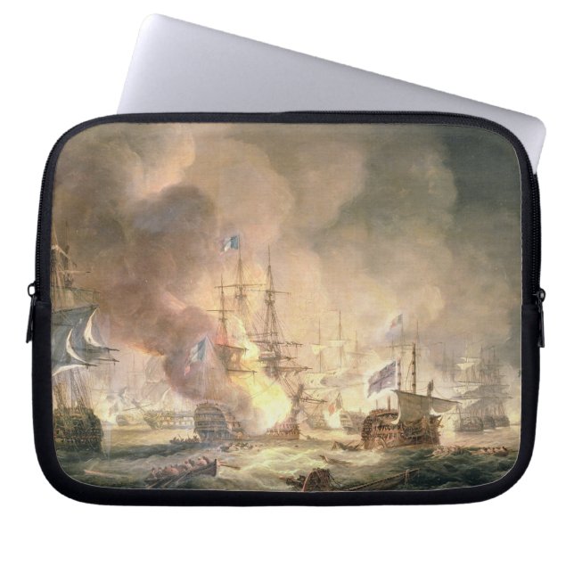 Battle of the Nile, 1st August 1798 at 10pm, 1834 Laptop Sleeve (Front)