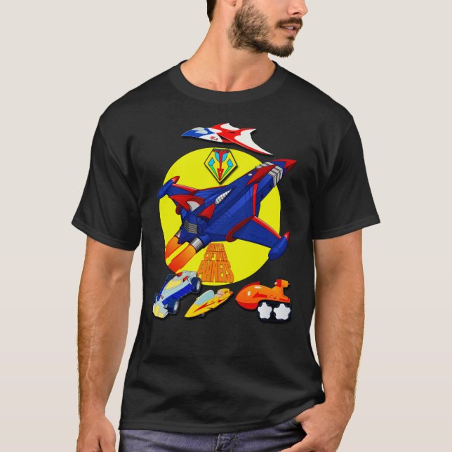 Battle of The Planets Gatchaman Vehicle Logo Class T-Shirt (Front)