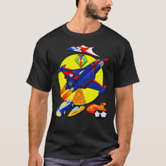 Battle Of The Planets Gatchaman Vehicle Logo T-Shirt