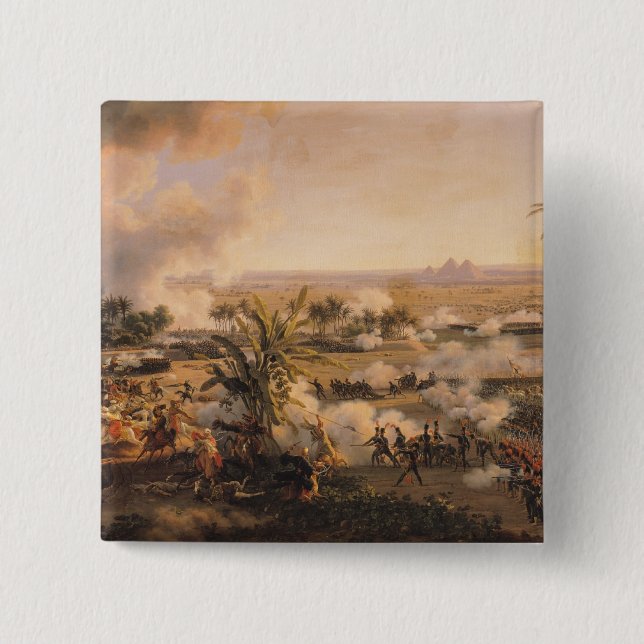 Battle of the Pyramids, 21st July 1798, 1806 15 Cm Square Badge (Front)